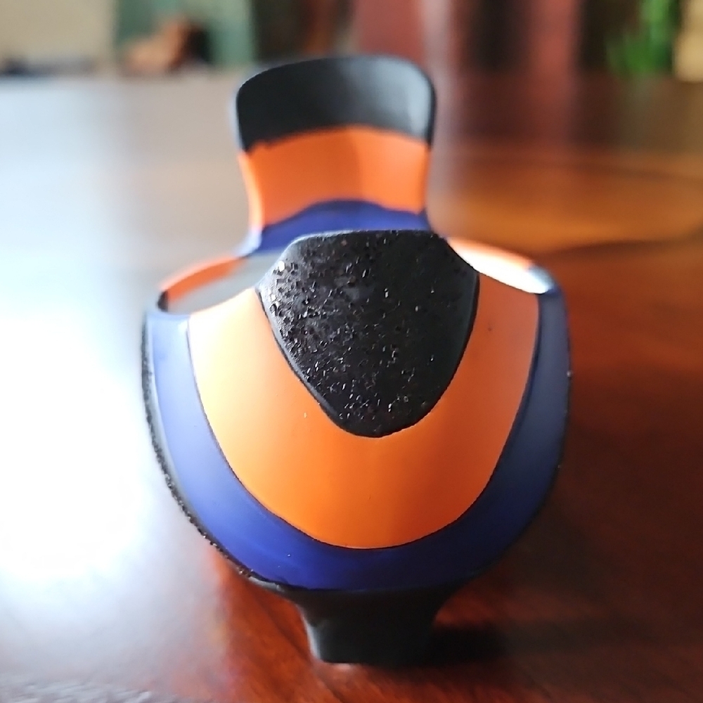 Retired Halloween Witch's Shoe Tea Light Candle Holder with Glittery Accents - Picture 5 of 11